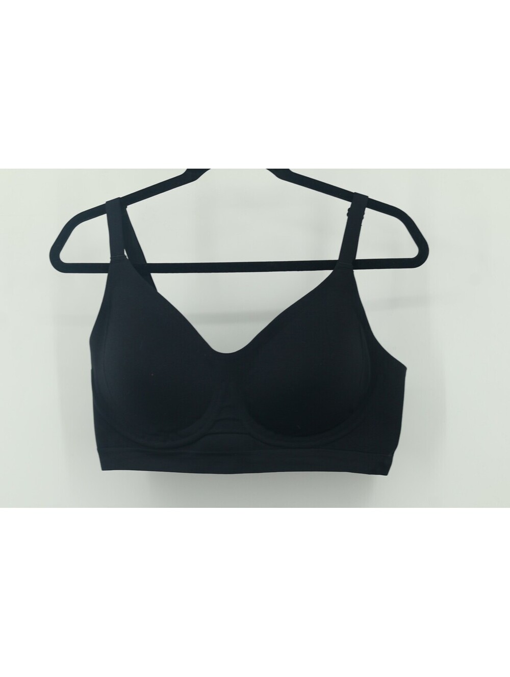 Women's Black Wireless Comfort Bra Seamless Yoga Sleep Everyday Bralette XXL